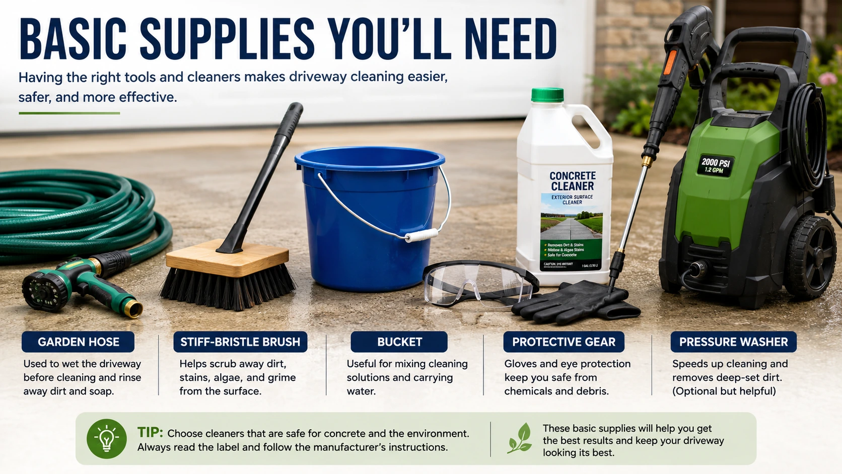 How to clean decking with a brush, deck cleaner, and simple step-by-step instructions